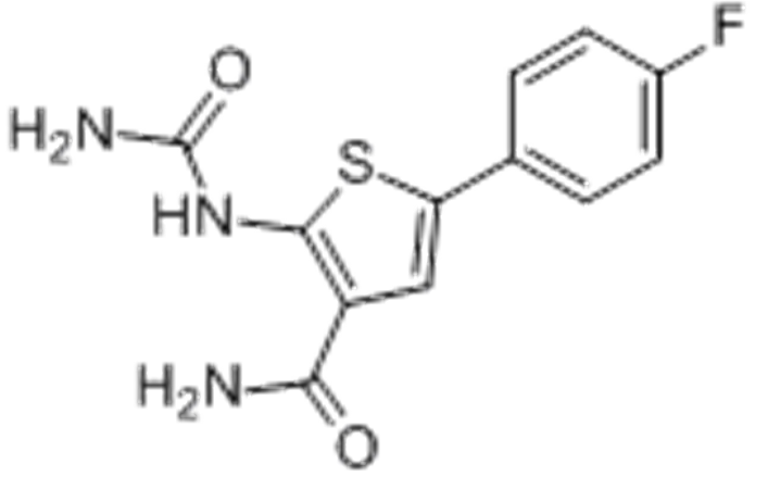 5-（4-氟苯基）-2-脲基噻吩-3-甲醯胺