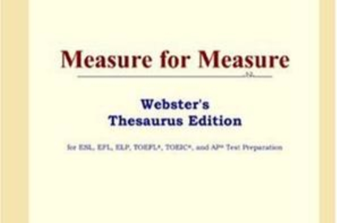 Measure for Measure