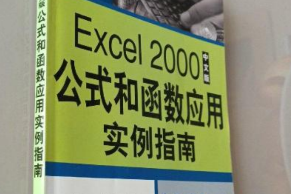 Excel2000中文版公式和函式套用實例指南