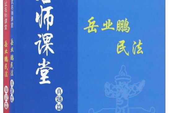 2017年國家司法考試名師課堂：岳業鵬民法（套裝共2冊）