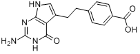 4-[2-（2-氨基-4,7-二氫-4-氧代-3H-吡咯並[2,3]嘧啶-5-基）乙基]苯甲酸
