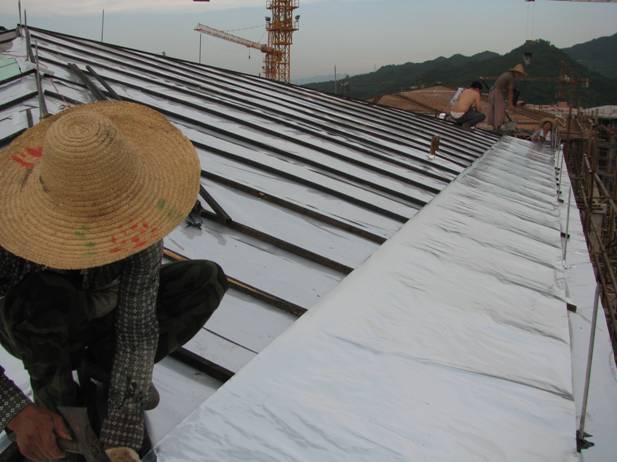 NTET保溫防水一體化卷材屋面施工