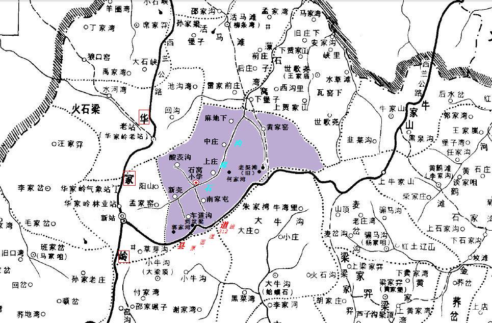 石窩村區劃圖