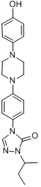 2,4-二氫-4-[4-[4-（4-羥基苯基）-1-哌嗪基]苯基]-2-（1-甲基丙基）-3H-1,2,4-三氮唑-3-酮