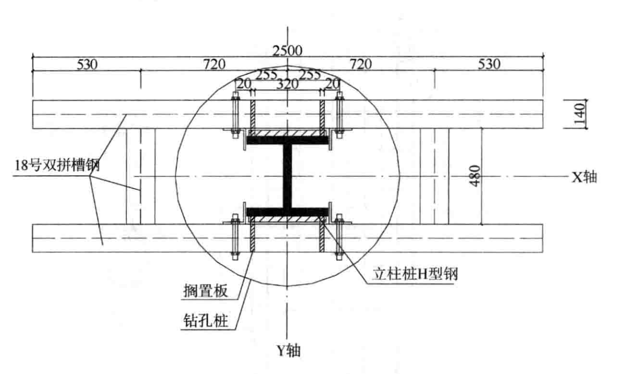 新型鋼蓋板蓋挖逆作施工工法