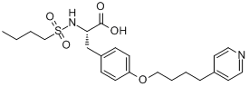 N-丁磺醯基-（4-（4-吡啶基）丁基）-L-酪氨酸