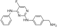 N2-（4-（氨甲基）苯）-5-氟-N4-苯基嘧啶-2,4-二胺