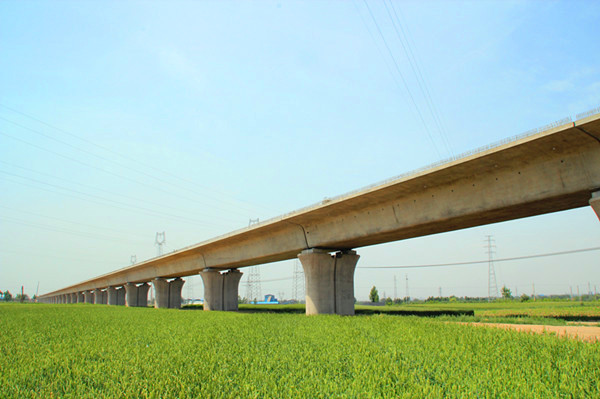 大西客專平遙（跨汾平高速）特大橋