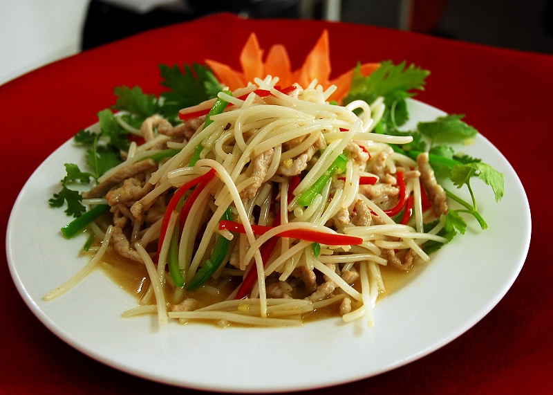 肉絲豆芽