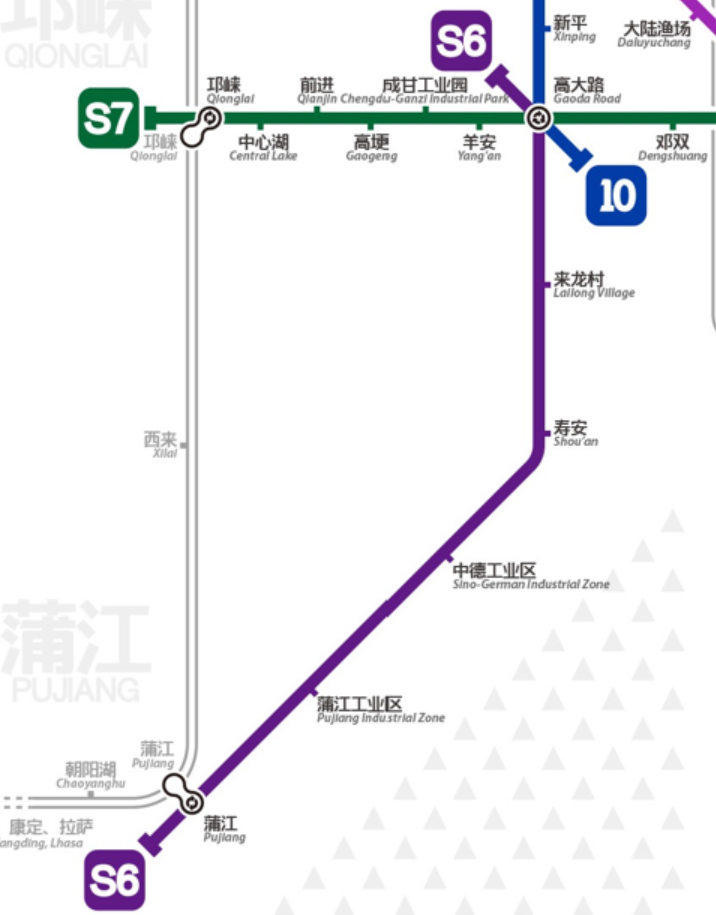 成都市域鐵路S6線