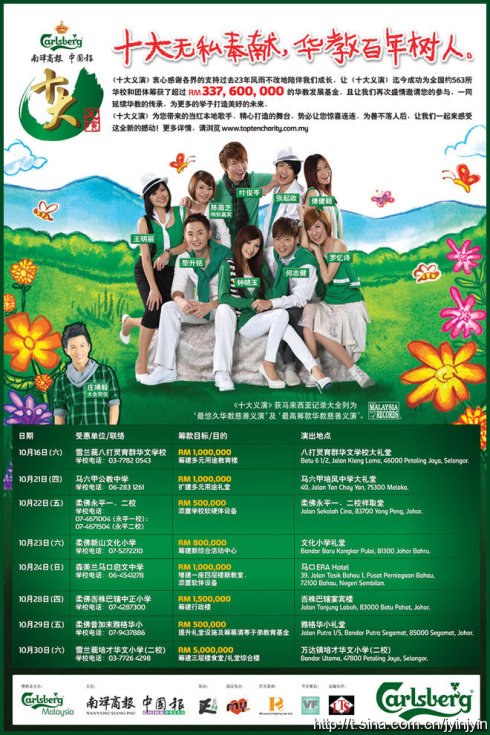 2010年，十大義演