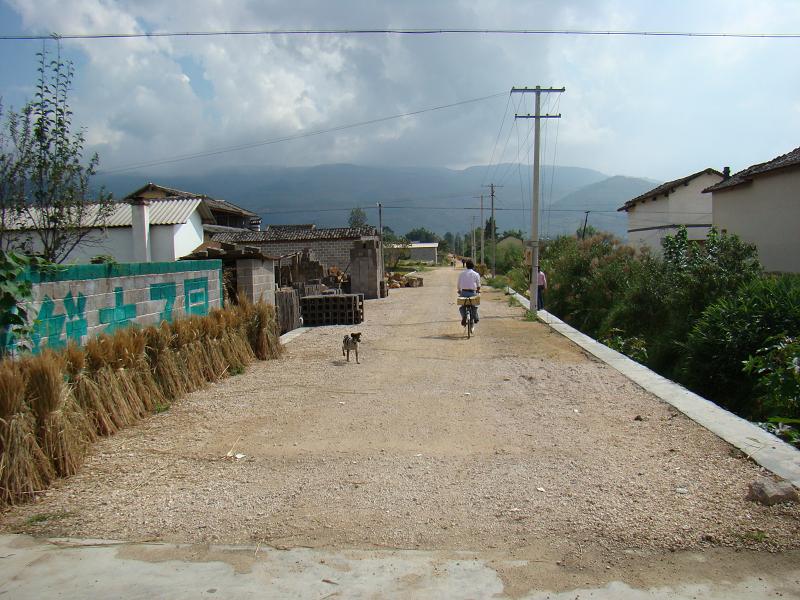 雲南省施甸縣仁和鎮土官村進村道路