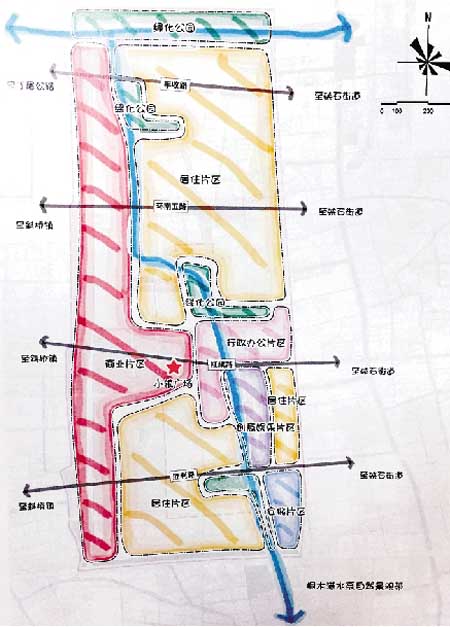 馬橋街道核心區域規劃圖