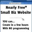 Nearly Free Small Biz Website