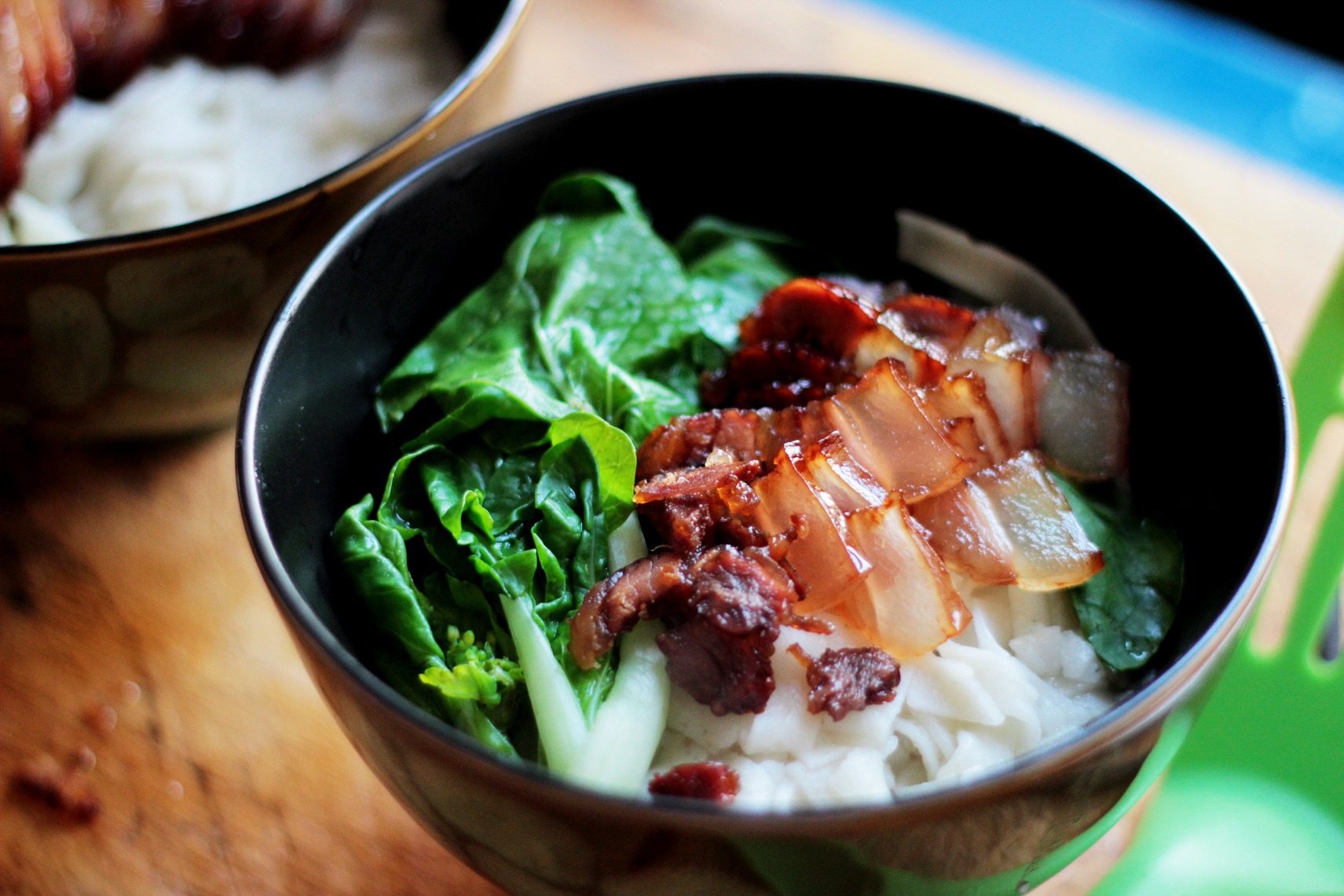 臘肉青菜煮豆絲