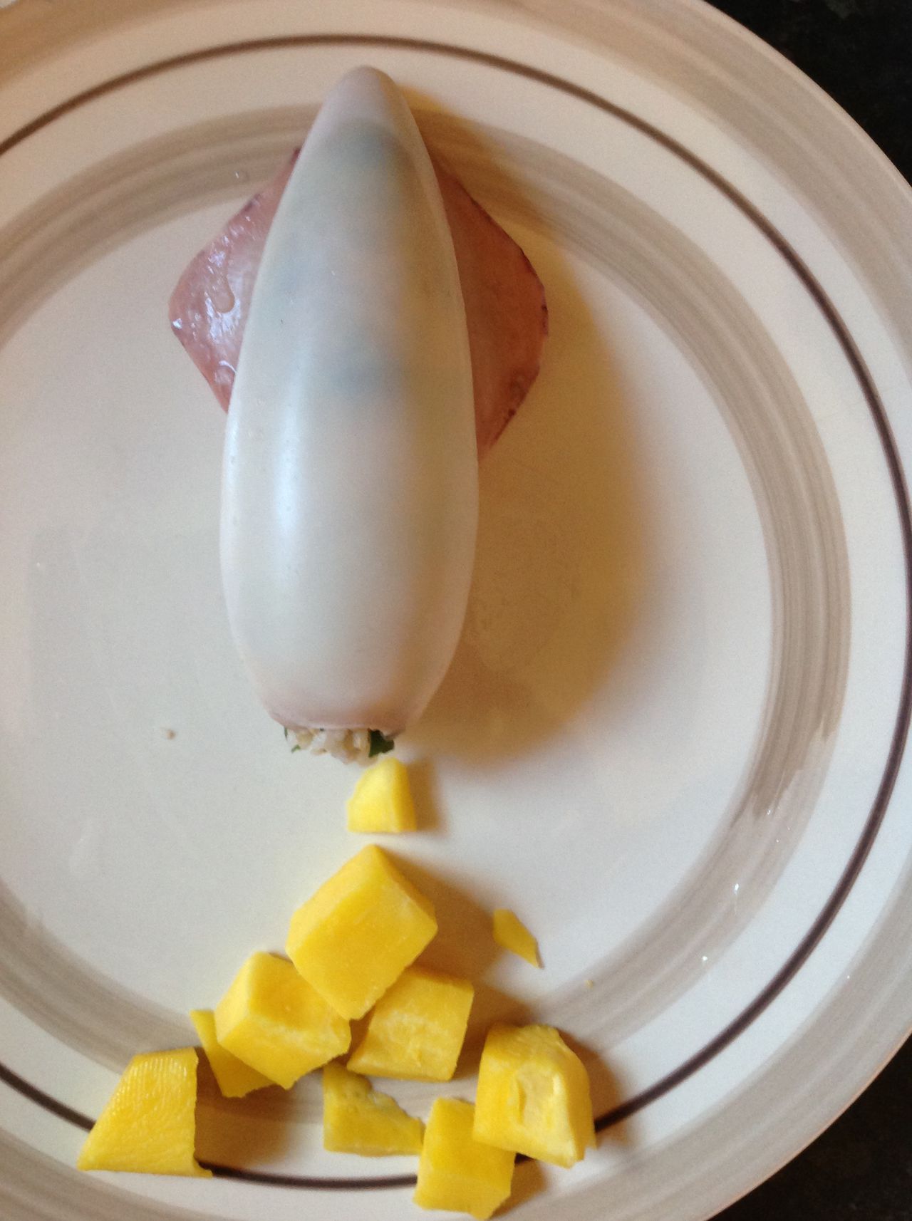 水煮魷魚火箭飯