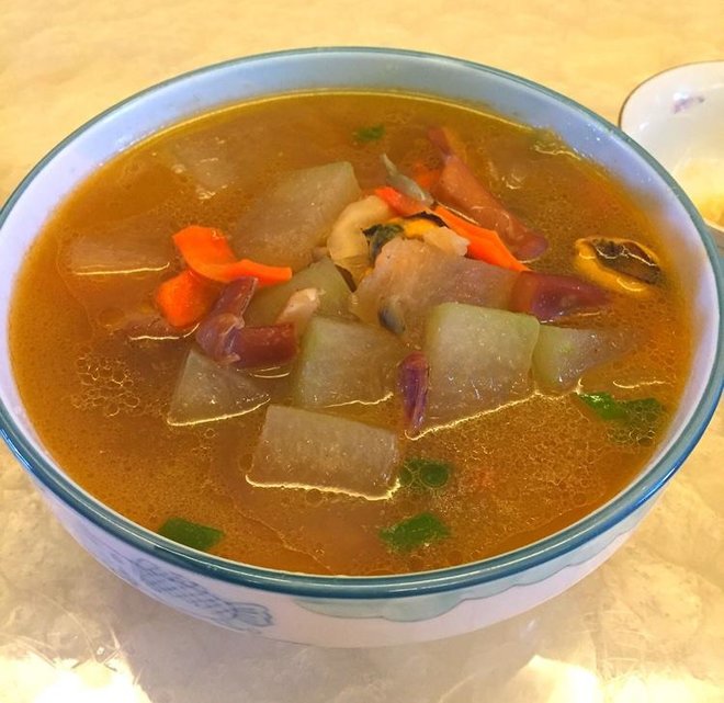 淡菜排骨冬瓜湯