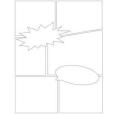 Mind Comic Book - 7 X 10 135 P , 6 Panel, Blank Comic Books ,create by Yoursel: Make Your Own Comics Come to Life