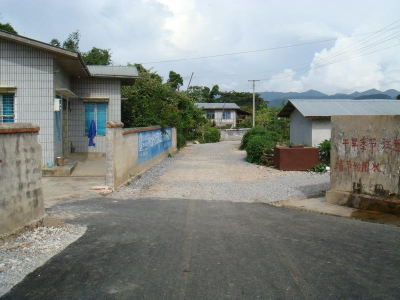 入村道路與民居