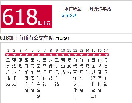 佛山公交618路