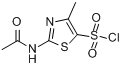 2-乙醯氨基-4-甲基-5-噻唑磺醯氯