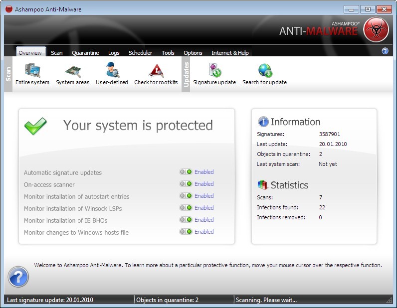 Ashampoo Anti-Malware詳細介紹