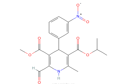 4-（3-硝基苯基）-2-甲醛基-6-甲基-1,4-二氫吡啶-3,5-二羧酸5-異丙酯-3-甲酯