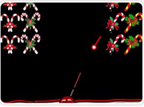 射擊聖誕糖果