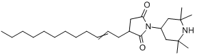 3-（2-十二碳烯基）-1-（2,2,6,6-四甲基-4-哌啶基）吡咯烷-2,5-二酮