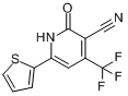 3-氰基-6-（2-噻吩基）-4-三氟甲基-2(1H)-吡啶酮