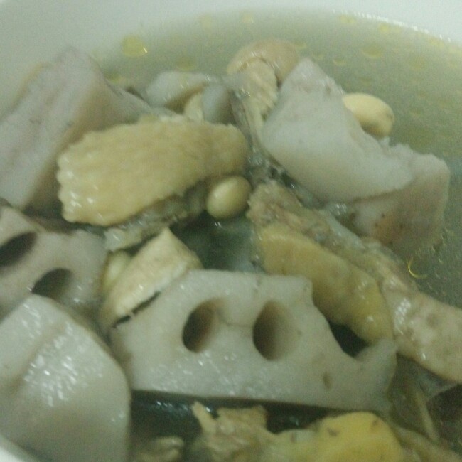 蓮藕黃豆湯