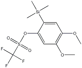 4,5-二甲氧基-2-（三甲基矽基）苯基三氟甲磺酸酯