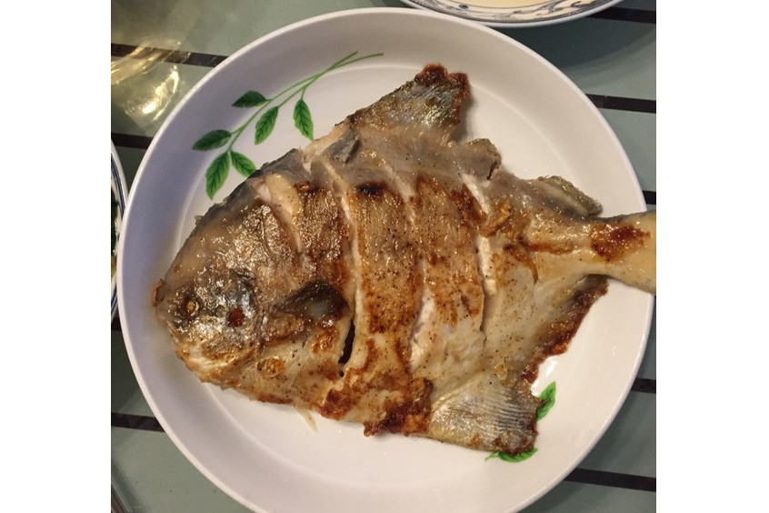 椒鹽煎鯧魚