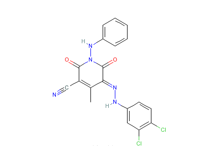 5-[（3,4-二氯苯基）偶氮]-1,2-二氫-6-羥-4-甲基-2-氧代-1-苯氨基-3-吡啶腈