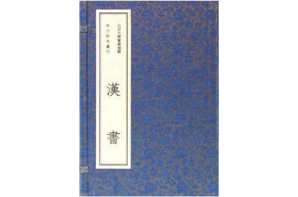 北京大學圖書館藏宋元珍本影印叢刊第一輯：漢書