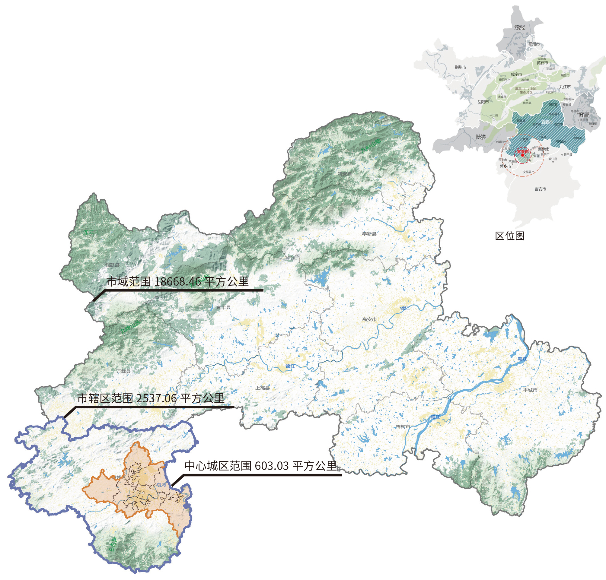 宜春市國土空間總體規劃（2021—2035年）