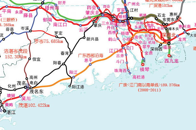 廣東西部沿海高速鐵路(粵西沿海高鐵)