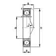 FAG B7001-E-2RSD-T-P4S軸承