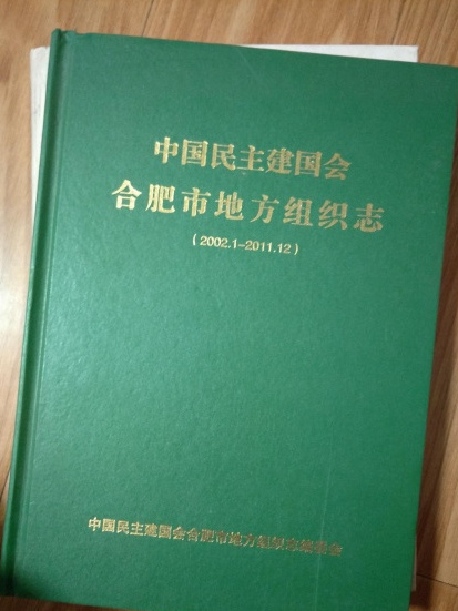 中國民主建國會合肥市地方組織志