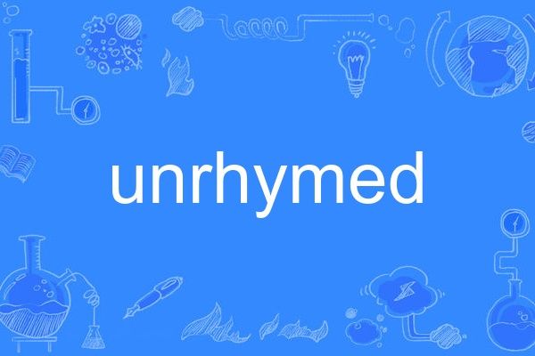 unrhymed