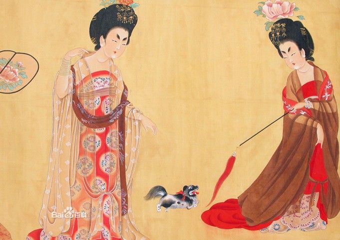 簪花仕女圖