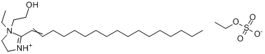 1-乙酯-2-（十七烷基）-4,5-二氫-1-羥乙基-2-咪唑翁硫酸乙酯