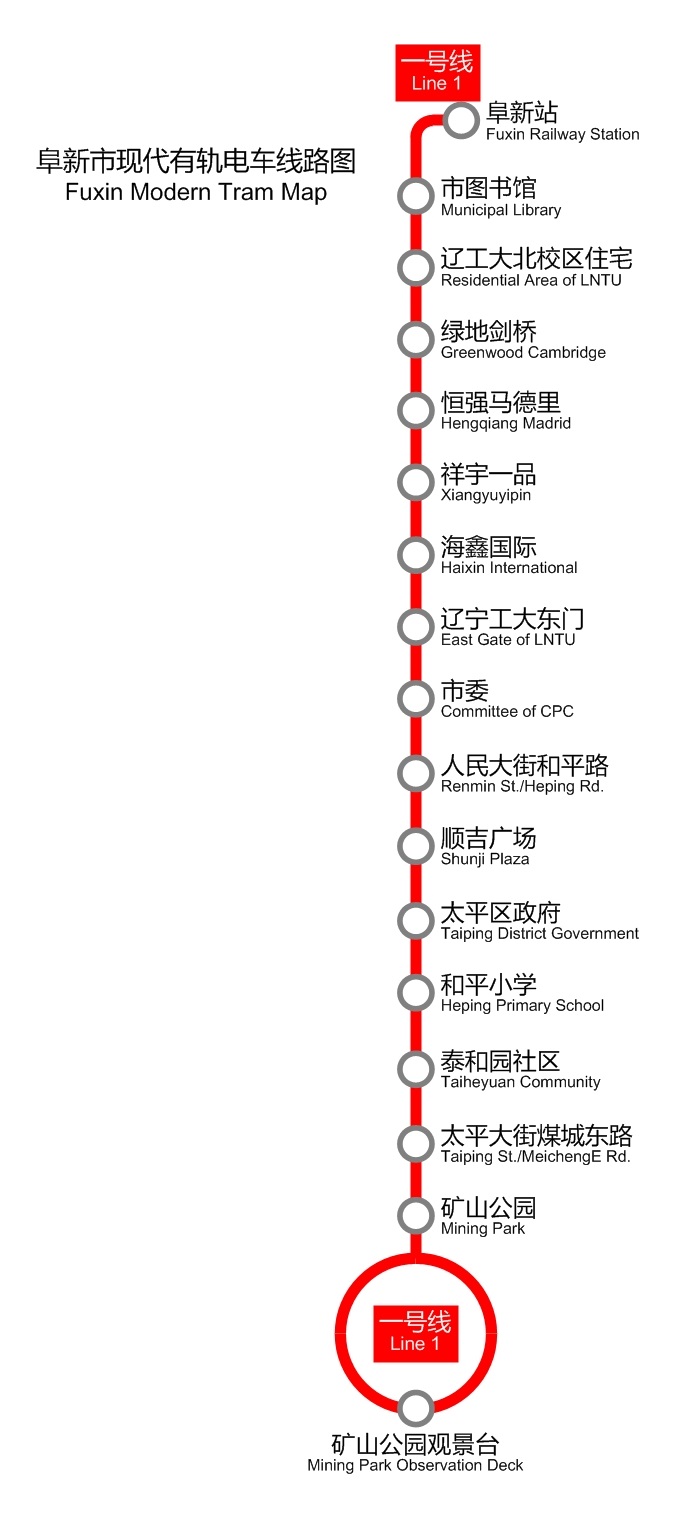 網友設計的有軌電車線路