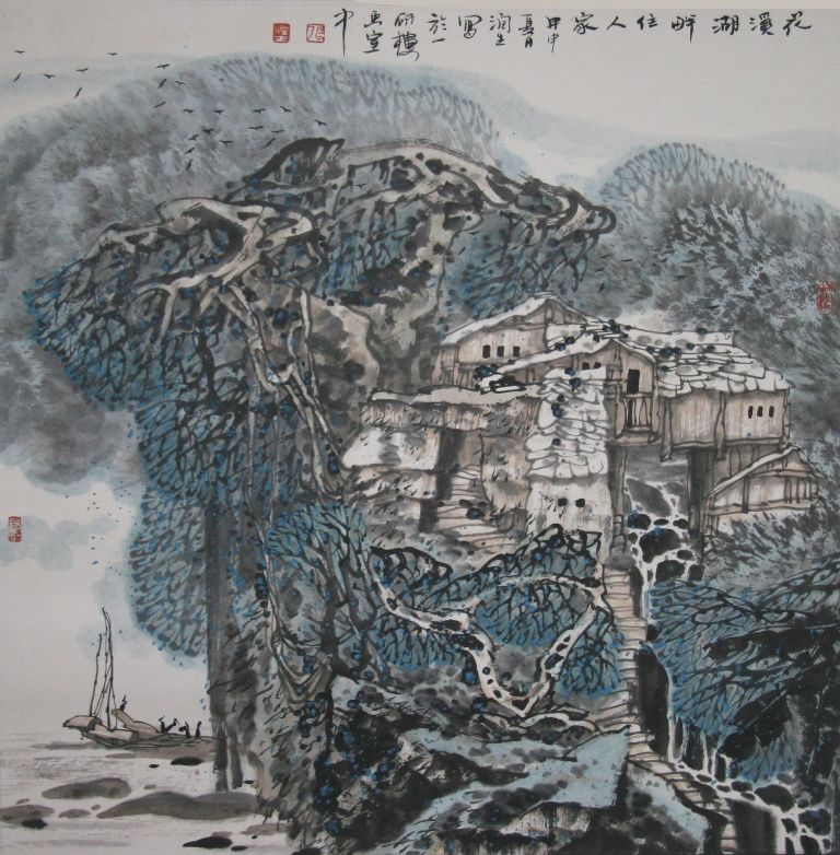 花溪湖畔68CMX68CM