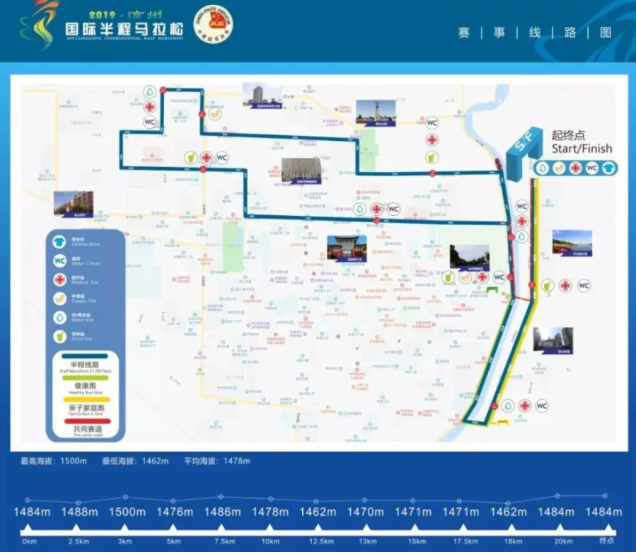 2019涼州國際半程馬拉松比賽線路