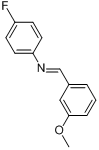 N-（3-甲氧基苯亞甲基）-4-氟苯胺