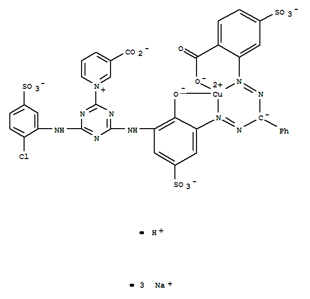 [3-羧基-1-[4-[[3-[[[（2-羧基-5-磺苯基）偶氮]苯甲基]偶氮]-2-羥基-5-磺苯基]氨基]-6-[（2-氯-5-磺苯基）氨基]