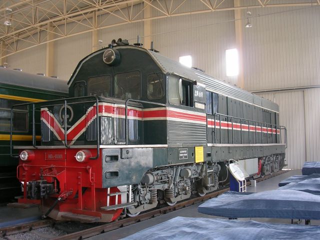 保存在中國鐵道博物館的ND3型0001號機車