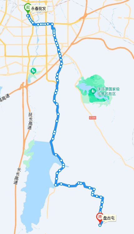 長春公交T343路