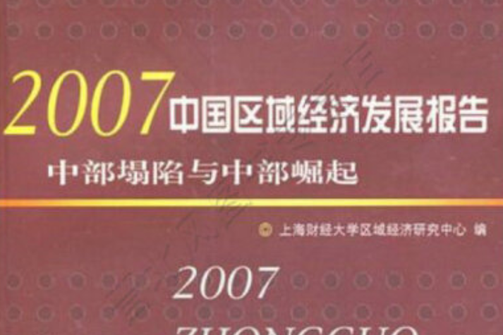 2007中國區域經濟發展報告